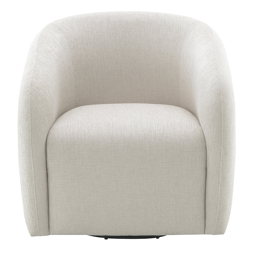 ACME Etienne Swivel Accent Chair – side view – Lusso Furniture Miami