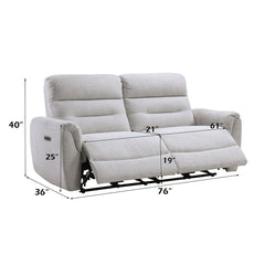 ACME Eastre Power Motion Sofa – top view – Lusso Furniture Miami