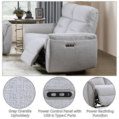 ACME Eastre Power Motion Loveseat – alternate view – Lusso Furniture Miami