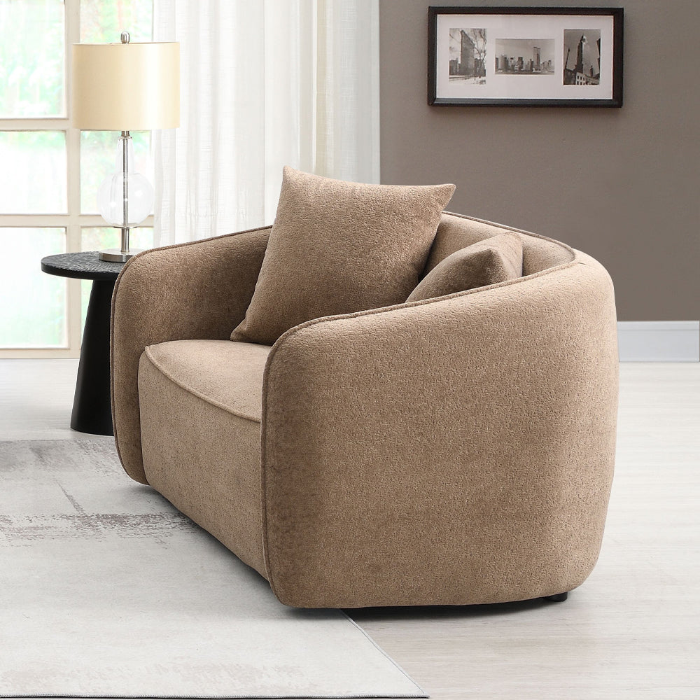 ACME Keith Loveseat – finish detail – Lusso Furniture Miami
