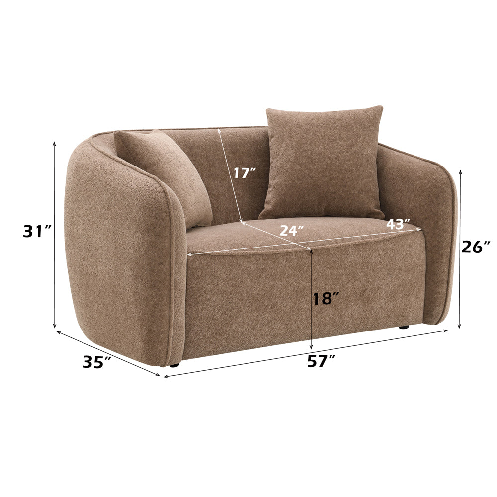 ACME Keith Loveseat – view 17 – Lusso Furniture Miami