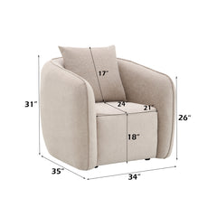 ACME Keith Chair – close-up – Lusso Furniture Miami