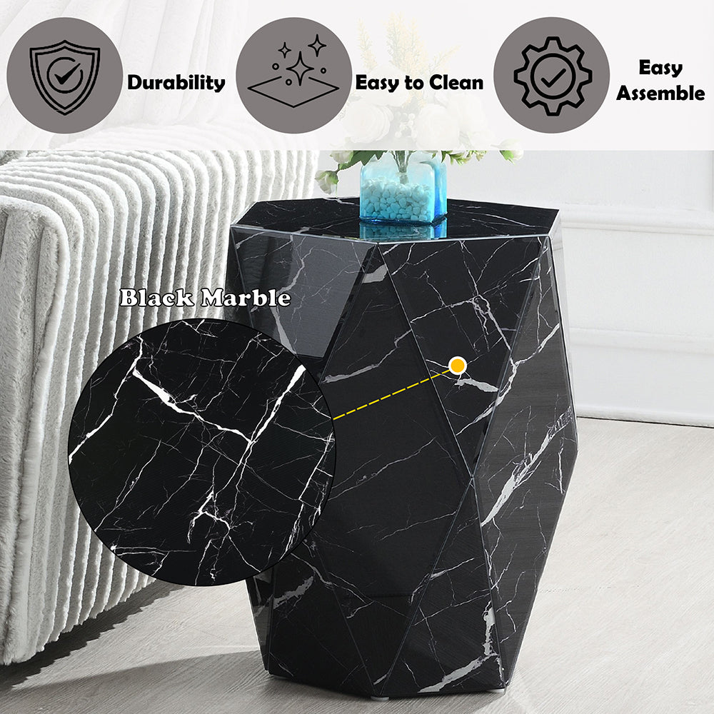 ACME Dara End Table – room setting – Lusso Furniture Miami