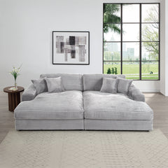 ACME Hilde Sectional Sofa – front view – Lusso Furniture Miami