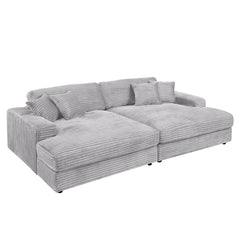 ACME Hilde Sectional Sofa – angle view – Lusso Furniture Miami