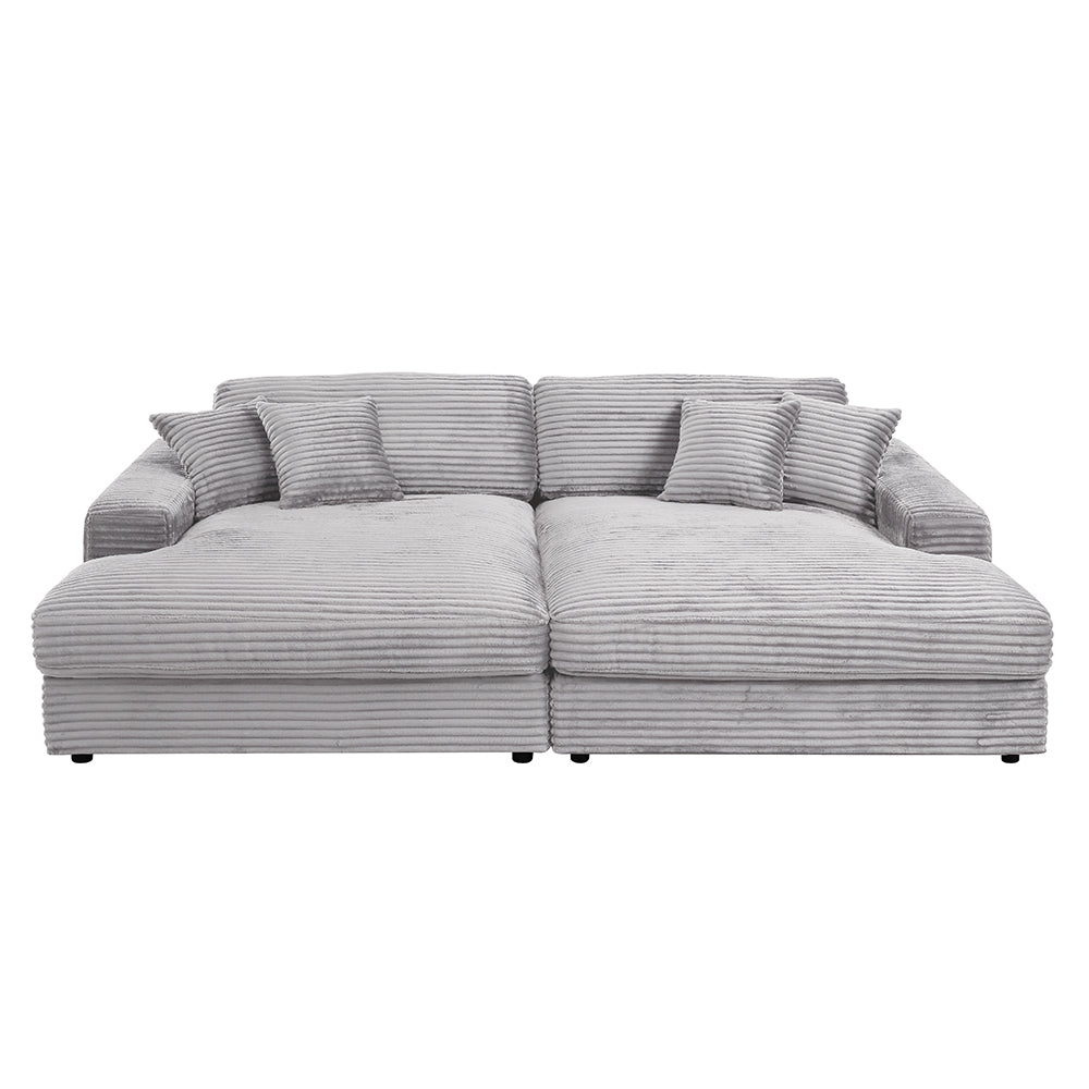 ACME Hilde Sectional Sofa – side view – Lusso Furniture Miami
