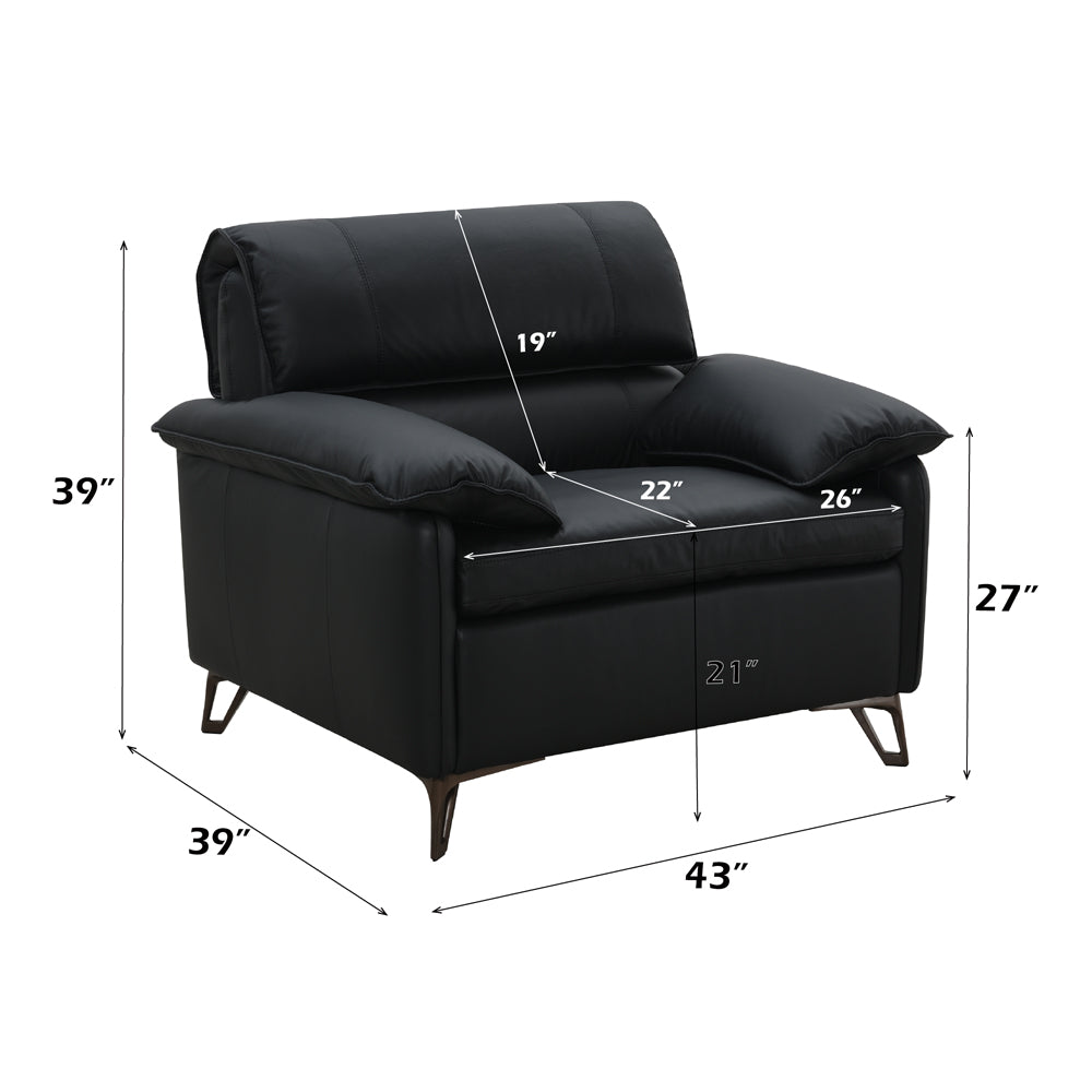 ACME Eilene Chair – top view – Lusso Furniture Miami