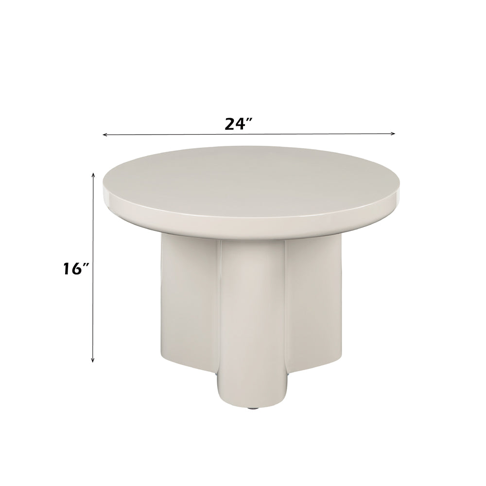ACME Joane End Table – back view – Lusso Furniture Miami