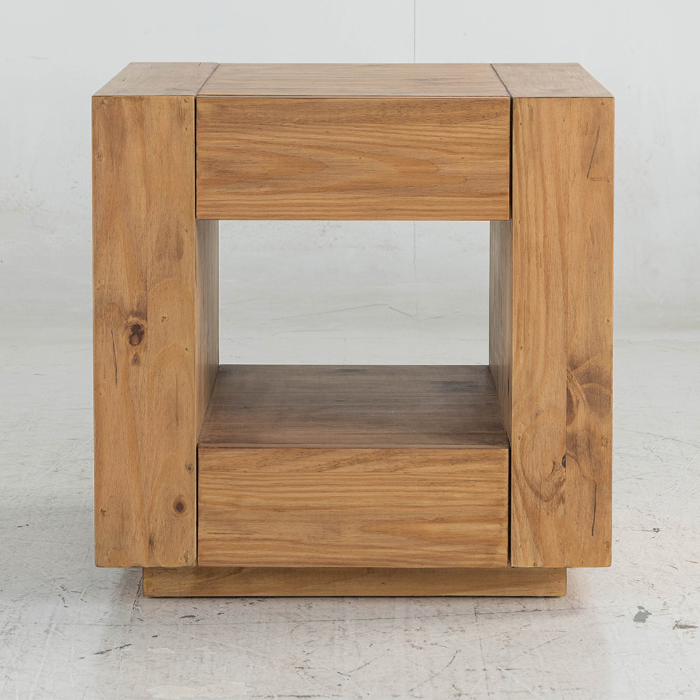 ACME Harlan End Table – side view – Lusso Furniture Miami