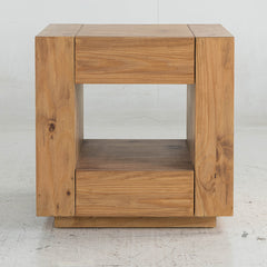 ACME Harlan End Table – side view – Lusso Furniture Miami