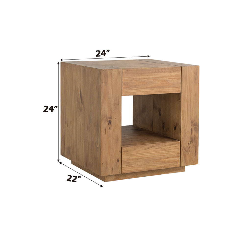 ACME Harlan End Table – alternate view – Lusso Furniture Miami