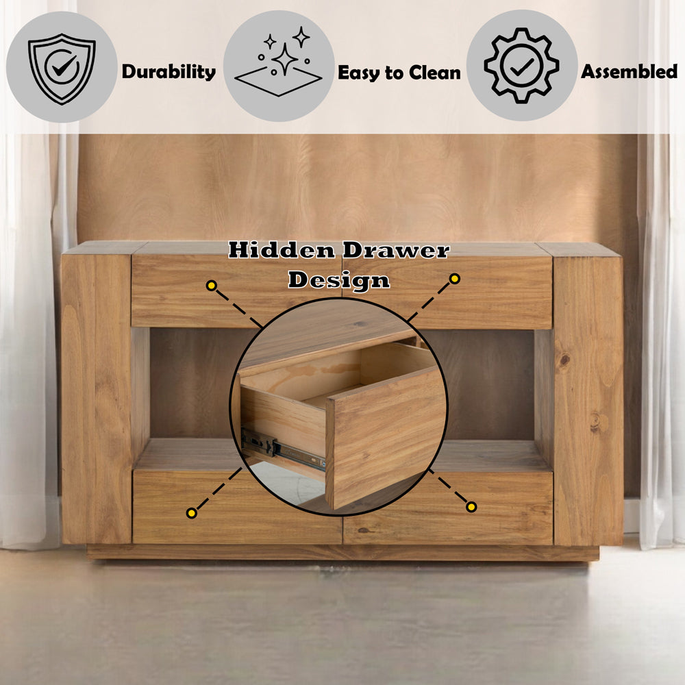 ACME Harlan Sofa Table – close-up – Lusso Furniture Miami