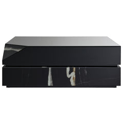 ACME Drisana Coffee Table – side view – Lusso Furniture Miami