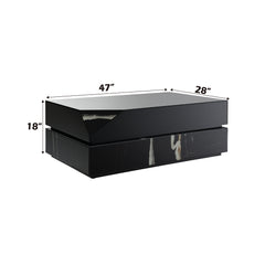 ACME Drisana Coffee Table – back view – Lusso Furniture Miami