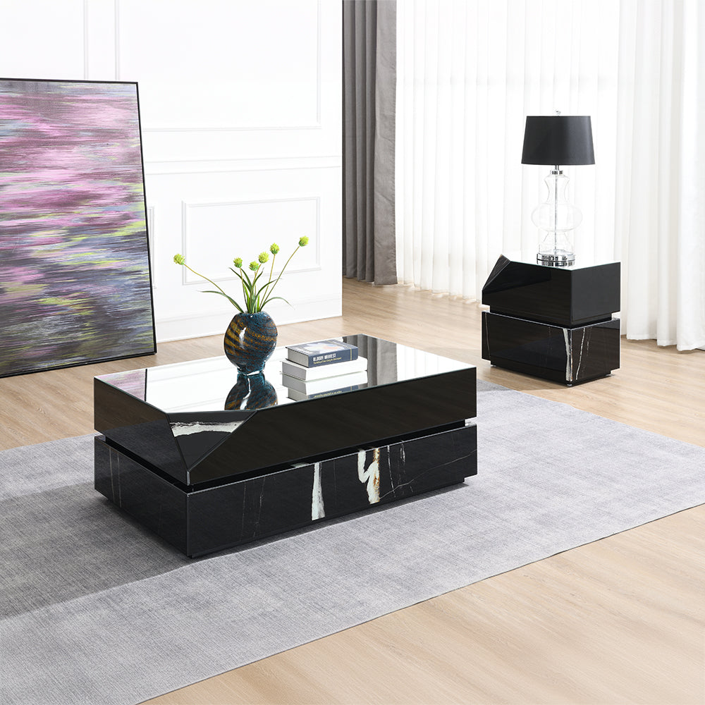 ACME Drisana Coffee Table – room setting – Lusso Furniture Miami