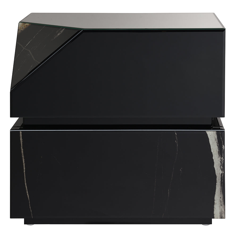 ACME Drisana End Table – side view – Lusso Furniture Miami