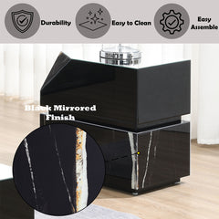 ACME Drisana End Table – back view – Lusso Furniture Miami