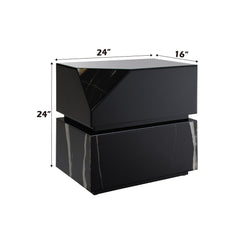 ACME Drisana End Table – top view – Lusso Furniture Miami