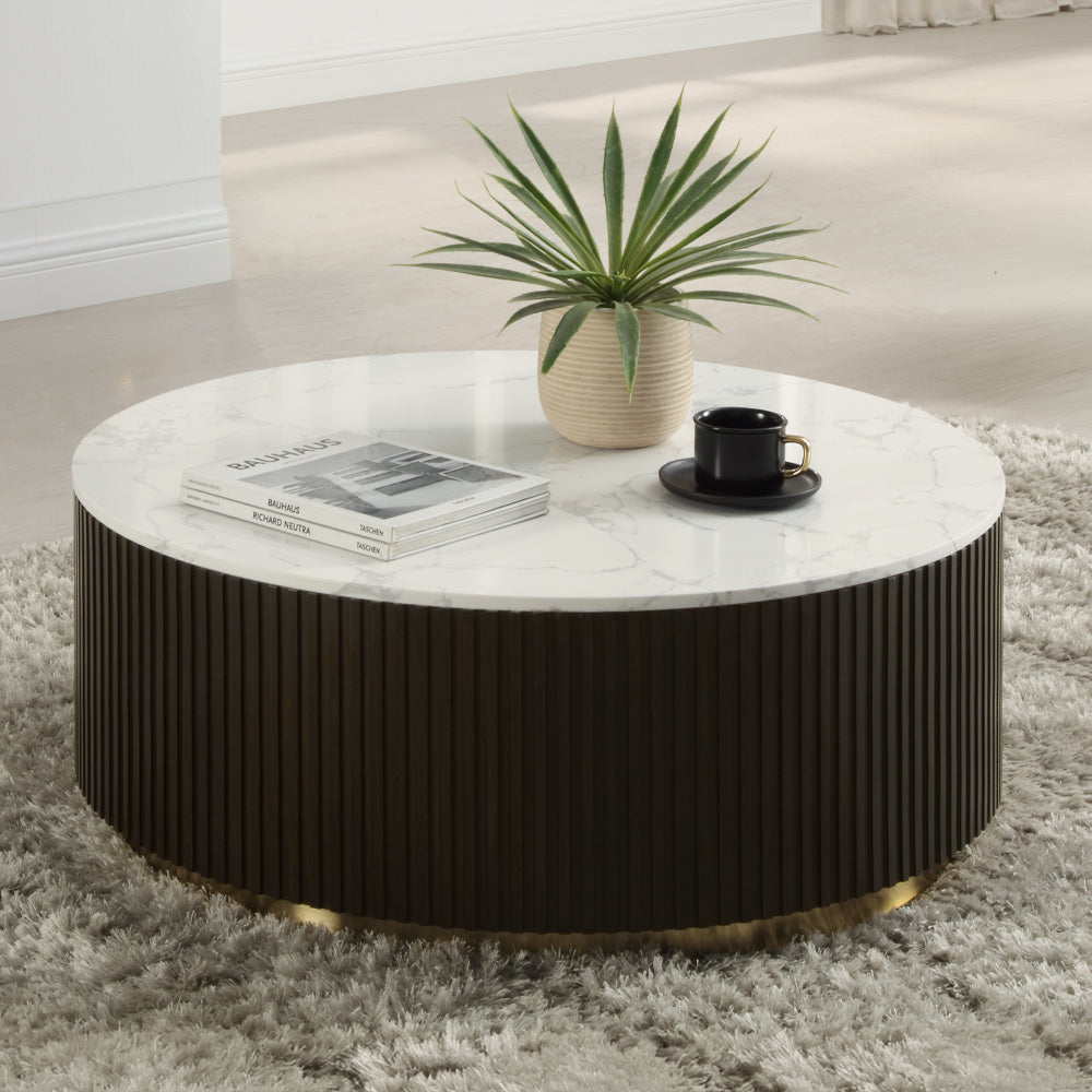 ACME Clayten Coffee Table – front view – Lusso Furniture Miami