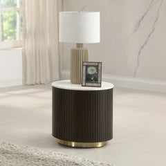 ACME Clayten End Table – front view – Lusso Furniture Miami
