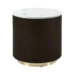 ACME Clayten End Table – angle view – Lusso Furniture Miami