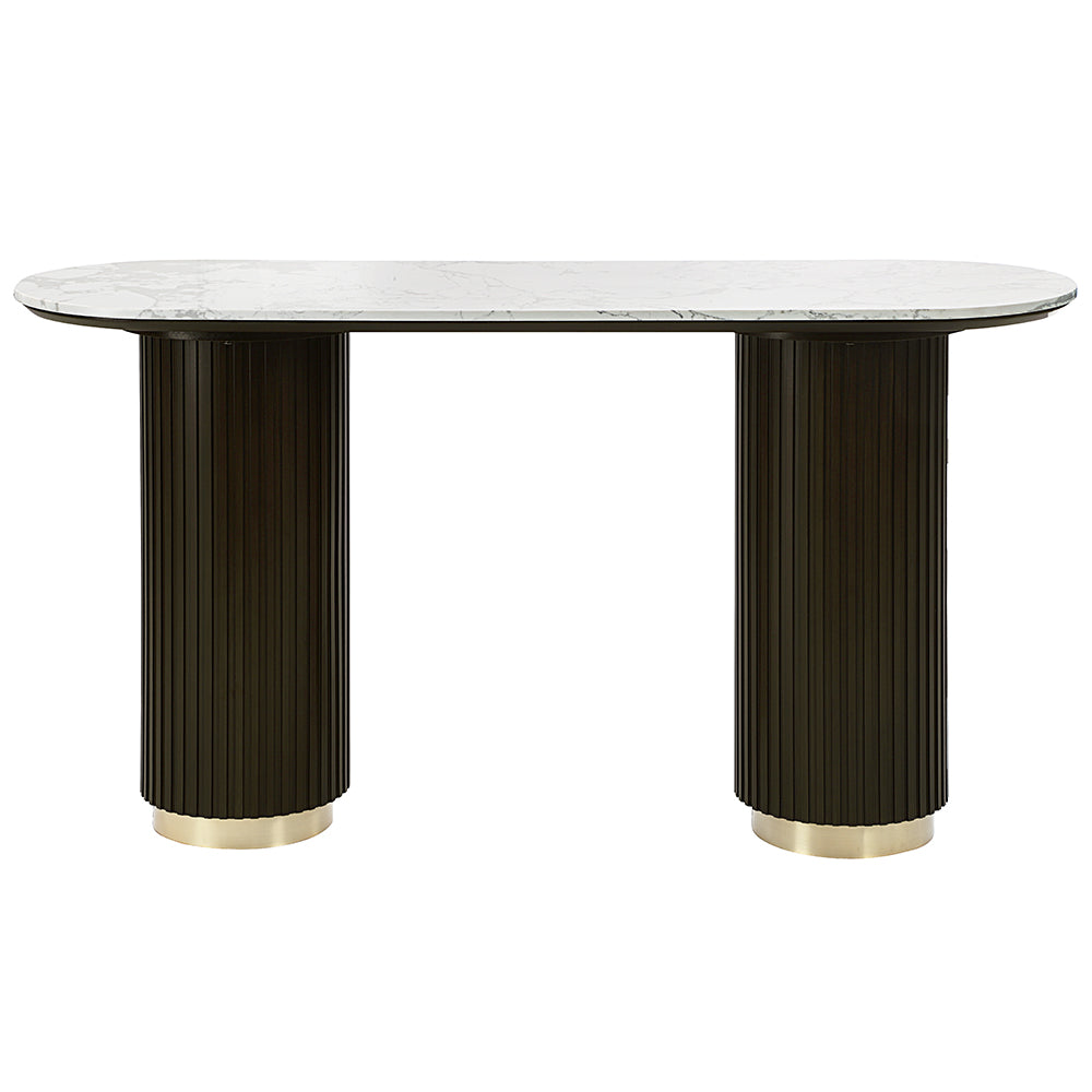 ACME Clayten Sofa Table – angle view – Lusso Furniture Miami
