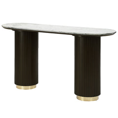 ACME Clayten Sofa Table – side view – Lusso Furniture Miami
