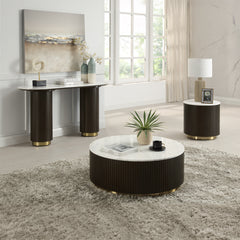 ACME Clayten Sofa Table – detail – Lusso Furniture Miami