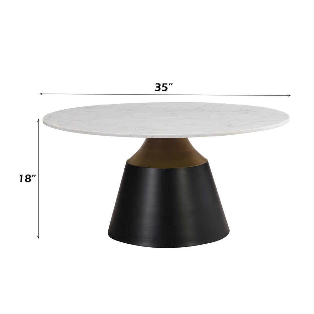 ACME Jaramillo Coffee Table – back view – Lusso Furniture Miami