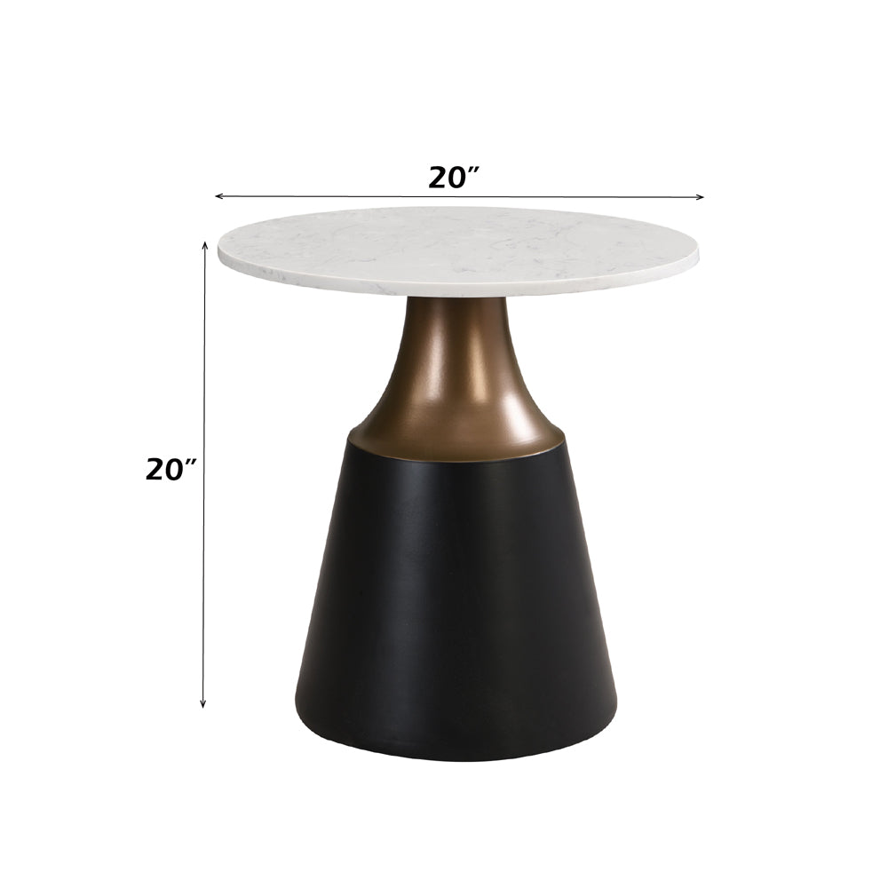 ACME Jaramillo End Table – back view – Lusso Furniture Miami