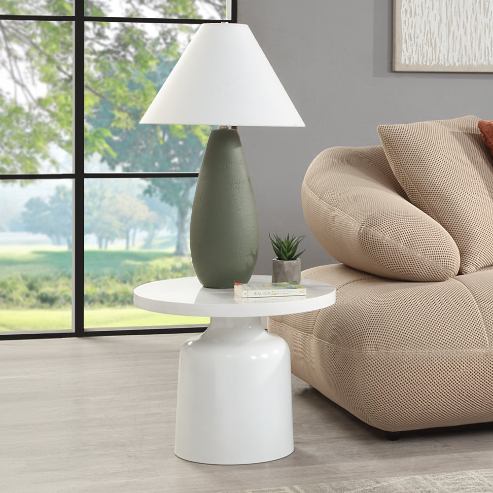 ACME Zaid End Table – front view – Lusso Furniture Miami