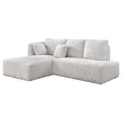 ACME Manya Sectional Sofa – angle view – Lusso Furniture Miami