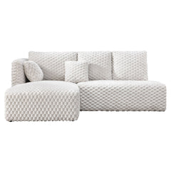 ACME Manya Sectional Sofa – side view – Lusso Furniture Miami