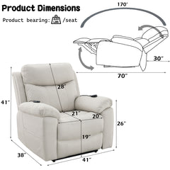 ACME Chriki Power Lift Recliner – view 15 – Lusso Furniture Miami