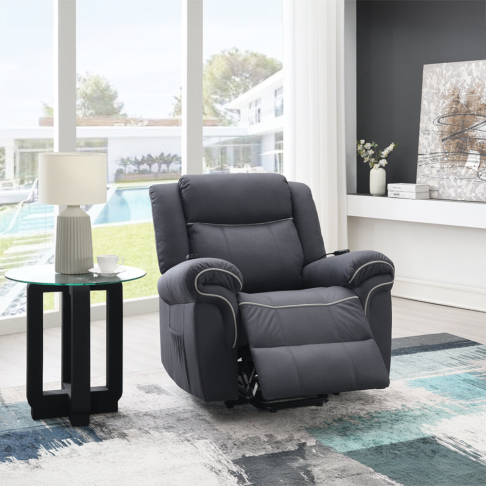 ACME Domana Power Lift Recliner – front view – Lusso Furniture Miami