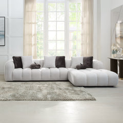 ACME Manilla Sectional Sofa – front view – Lusso Furniture Miami