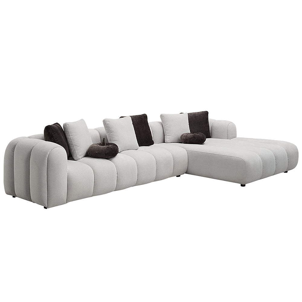 ACME Manilla Sectional Sofa – angle view – Lusso Furniture Miami