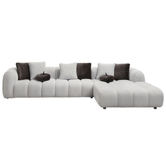 ACME Manilla Sectional Sofa – side view – Lusso Furniture Miami