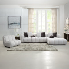 ACME Manilla Sectional Sofa – close-up – Lusso Furniture Miami