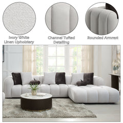ACME Manilla Sectional Sofa – view 11 – Lusso Furniture Miami
