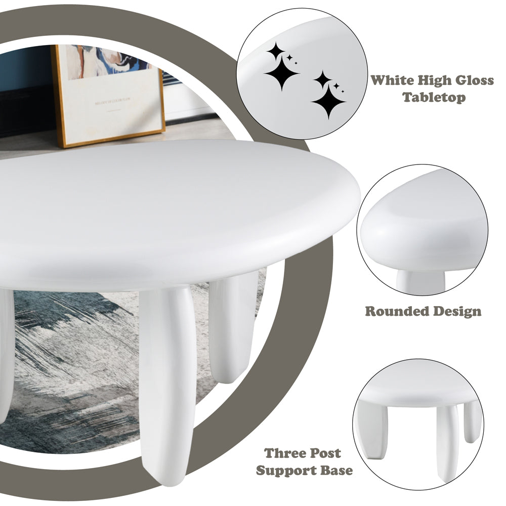 ACME Wylie End Table – back view – Lusso Furniture Miami