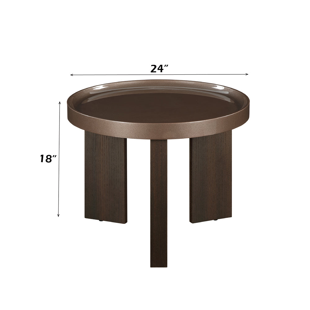 ACME Lakita End Table – room setting – Lusso Furniture Miami
