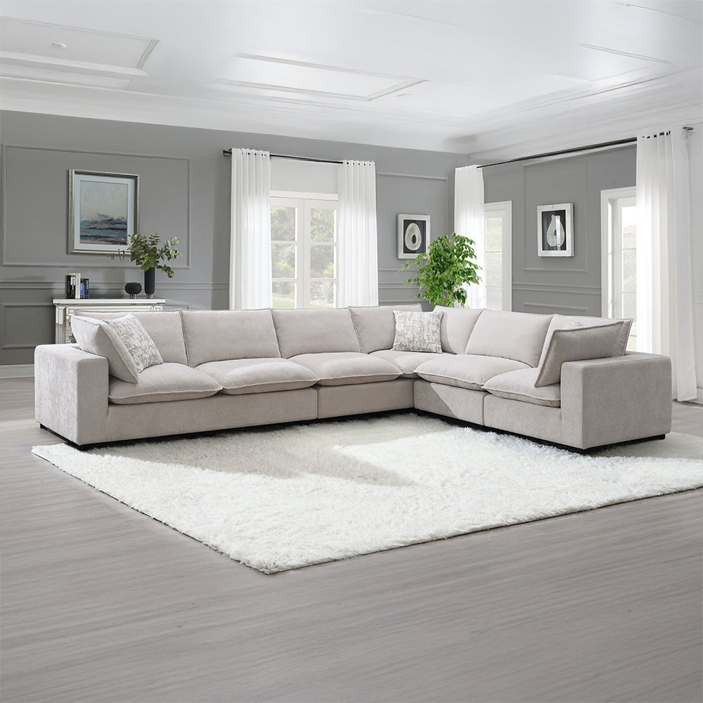 ACME Marisa Modular Right Facing Loveseat – alternate view – Lusso Furniture Miami