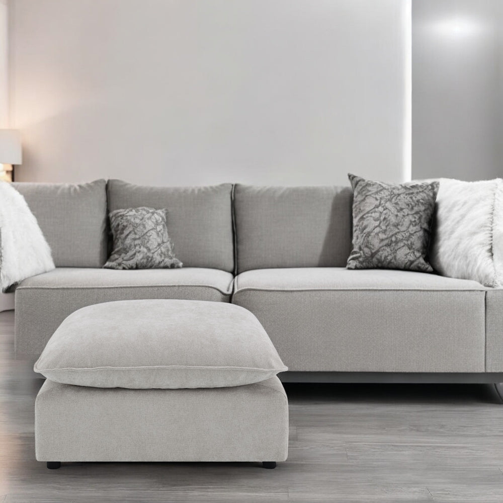 ACME Marisa Modular Ottoman – front view – Lusso Furniture Miami