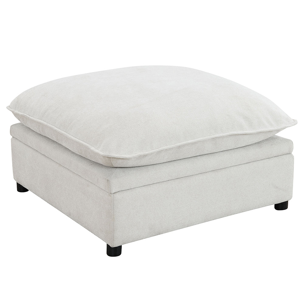 ACME Marisa Modular Storage Ottoman – angle view – Lusso Furniture Miami