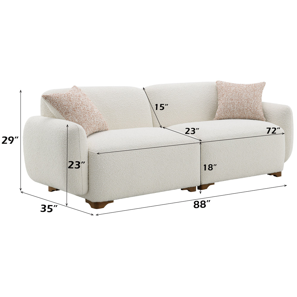ACME Darius Sofa – close-up – Lusso Furniture Miami