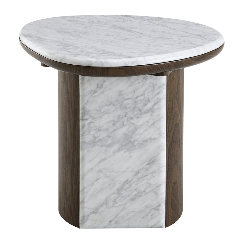 ACME Haidar Marble End Table-zoom-