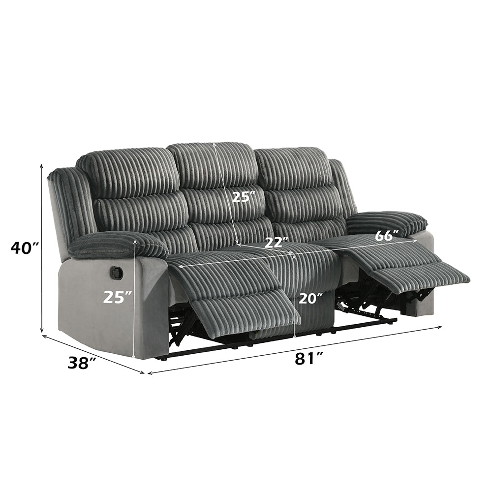 ACME Lesley Motion Sofa – top view – Lusso Furniture Miami
