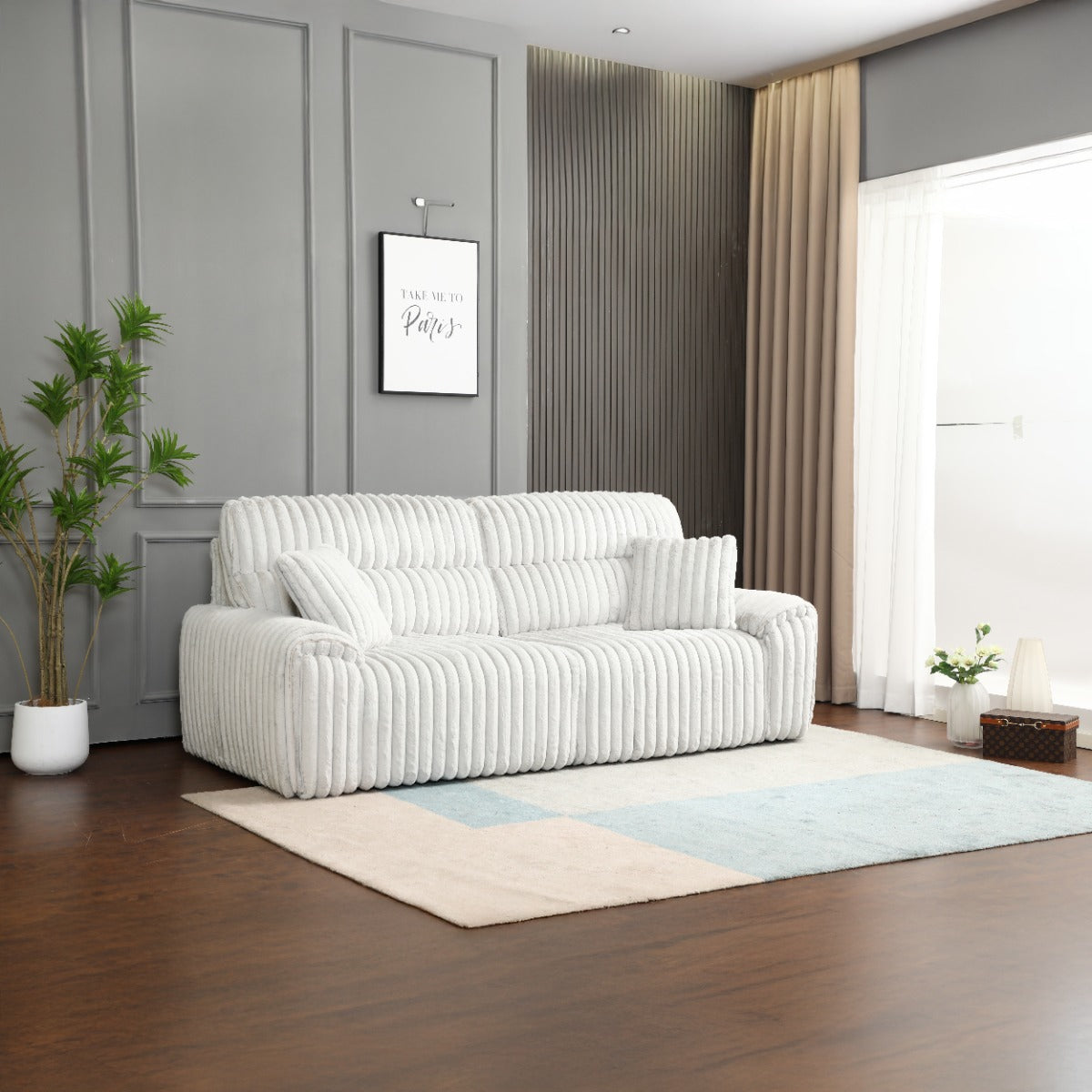 ACME Jaya Power Motion Sleeper Sofa – front view – Lusso Furniture Miami