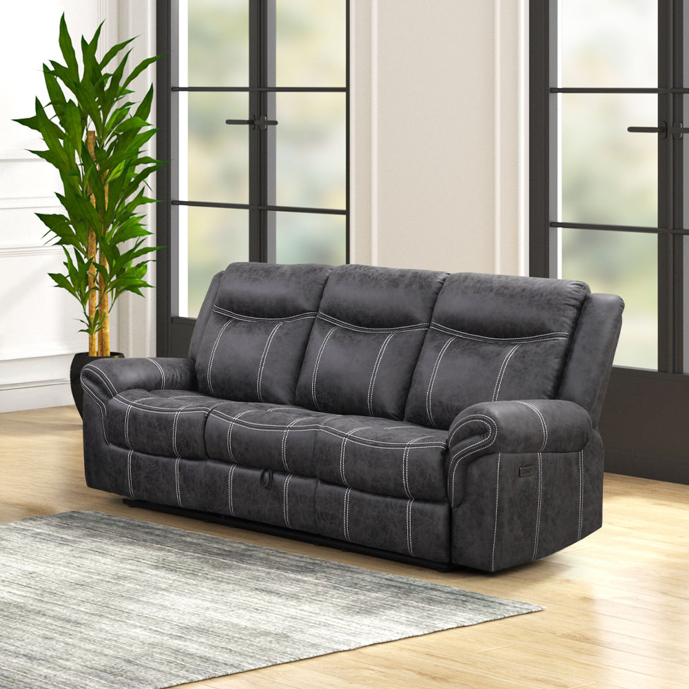 ACME Zubaida Power Motion Sofa – front view – Lusso Furniture Miami